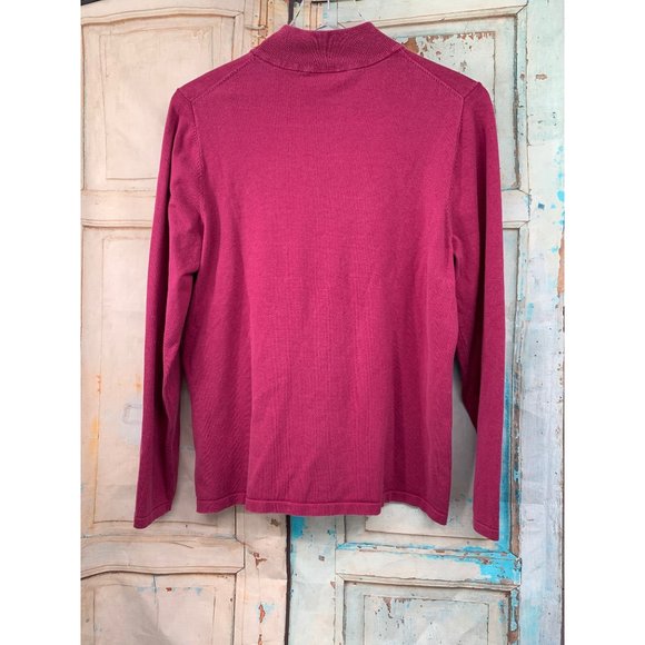 Pendleton Womans Lg Turtleneck Shirt Silk Blend - Picture 5 of 6